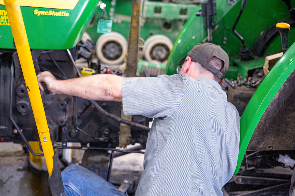 Reynolds Farm Equipment mechanic