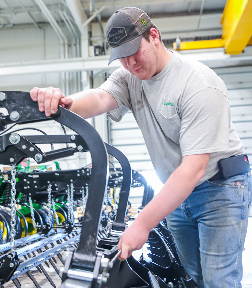 Reynolds Farm Equipment mechanic